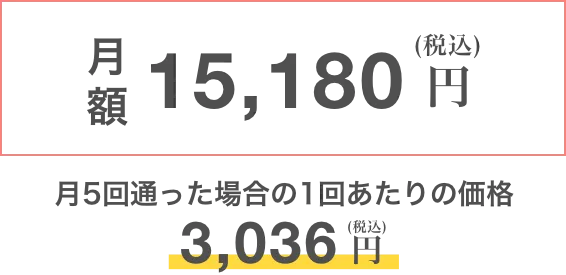 月額 15,180円（税込）