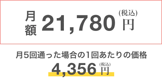 月額 21,780円（税込）