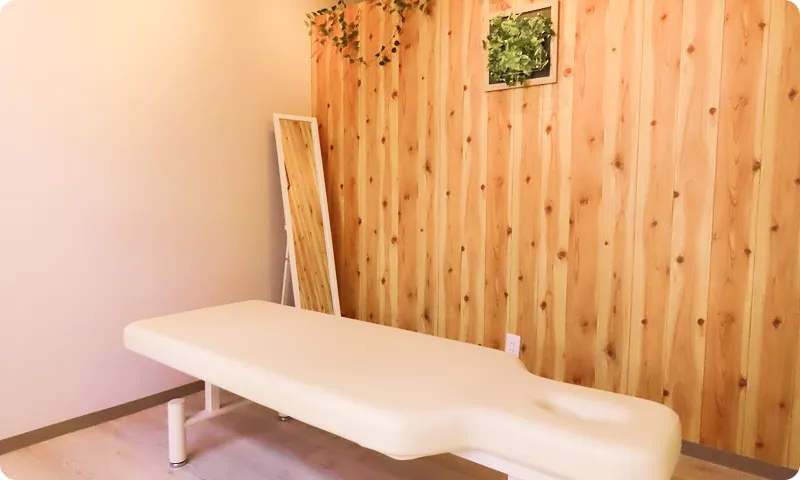 通院のストレスを減らす、快適な施術環境