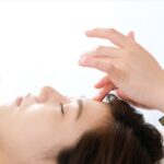 美容鍼の前の指圧